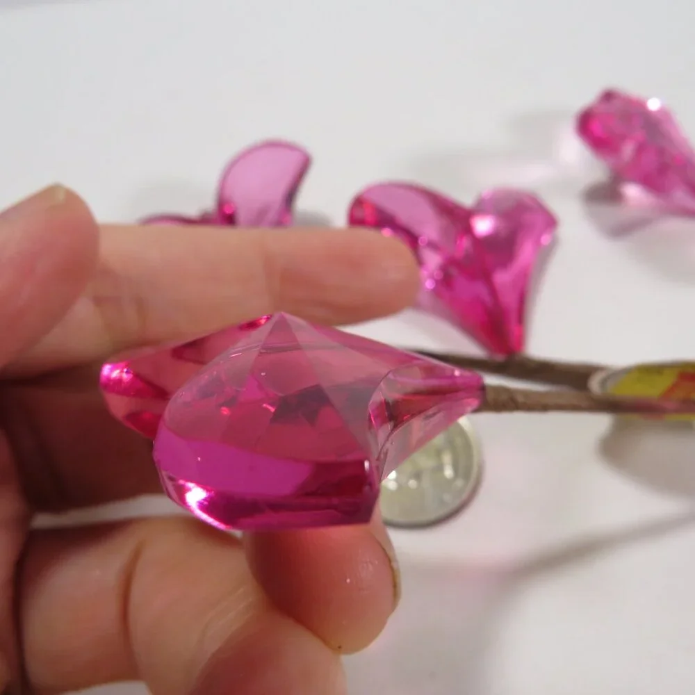 Giant Flower Bead Floral Pic (10 hearts per pick) Multi-dimensional #2 (One pick